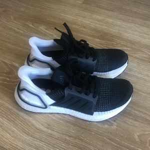 New adidas Ultraboost 19 black and white